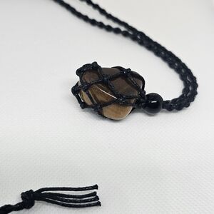Crystal corded necklace